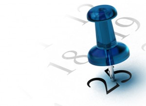 blue thumbtack